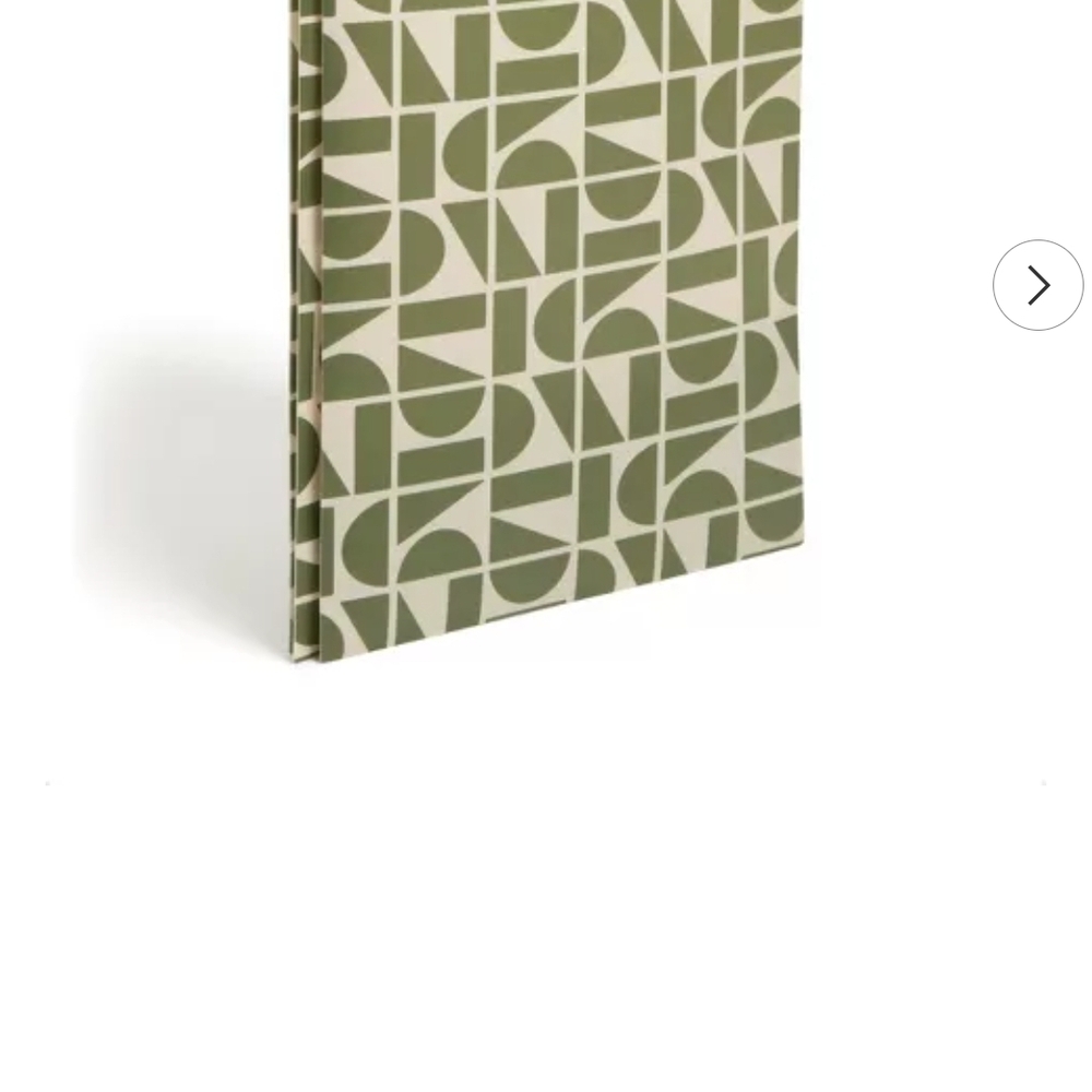 Green Geometric Pattern Folder - Picture 2 of 5